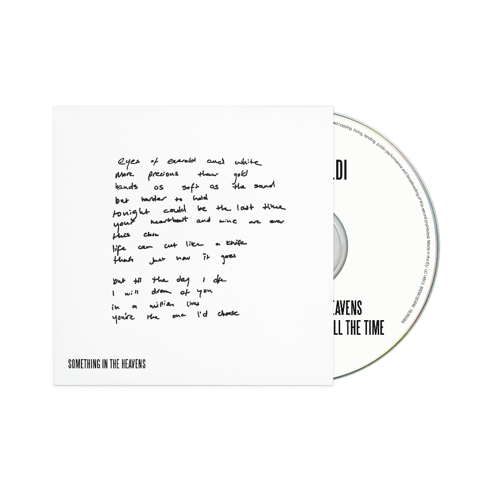 Something In The Heavens (Lyrics CD) front